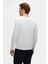 Slim Fit Beyaz Bisiklet Yaka Pamuk Nefes Alabilen Uzun Kollu Body Tişört 3