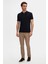 Slim Fit Lacivert Pike Dokulu Yarım Fermuarlı Polo Yaka T-Shirt 4EC14ORTFRPLO 4