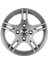 -384-05 6.5X15" -4X108 ET15 65.1 Complete Matt Black Jant (4 Adet) 1