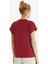 Kadın Kısa Kol Şortlu Bordo Pijama Takımı 60553-59 3
