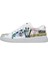 Kadın Vegan Deri Beyaz Sneakers - I Was Here Tasarım 4