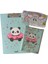 Sekreterlik Defter Kalemlik 3'lü Kırtasiye Seti - Panda Desenli 1