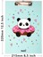 Sekreterlik Defter Kalemlik 3'lü Kırtasiye Seti - Panda Desenli 3
