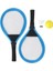 Hafif Ve Ergonomik Tasarımlı 3'Lü Badminton Seti Mavi 1