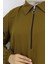 Double Kumaş Uzun Tunik Pantolon Ikili Takım 0034-05 Yağ Yeşili 4