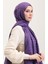 Bloom Desen Jakar Şal 90183-04 Mor 2