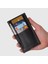 Suni Deri Kartlık Cüzdan Kalemlik Siyah Wallet And Card Holder Vegan 9X15,5 Cm. Black 3