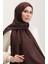 Bloom Desen Jakar Şal 90183-11 Kahverengi 1
