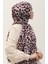 Leopar Desenli Şal 2076-05 Mürdüm 3