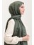 Bloom Desen Jakar Şal 90183-17 Haki 2