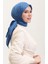 Jakarlı Eşarp 90186-13 Indigo 2