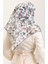 Desenli Pamuk Eşarp 2073-01 Yeşil Mor 3