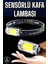 Kafa Lambası El Fenerli Kamp Lambası Usb Şarjlı Esnek Lamba 1