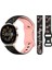 Huawei Watch Gt2 Gt3 42MM Ile Uyumlu Floraflex Çiçek Desenli Silikon Kordon 1
