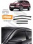 Nissan Qashqai 2007-2013 Arası Kromlu Cam Rüzgarlığı 4'lü A+ Plus 1