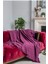 Koltuk Örtüsü | Çekyat Örtüsü | Koltuk Şalı 175X215 Mikrofiber Şönil Çift Taraflı Kaymaz | Mürdüm 1
