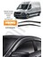 Mercedes Sprinter W907 Kasa Fitil Üstü 2019 ve Sonrası Kromlu Cam Rüzgarlığı 2'li 1
