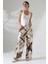 Kadın Desenli Palazzo Pantolon LL402 3