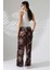 Kadın Desenli Palazzo Pantolon LL405 2