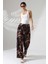 Kadın Desenli Palazzo Pantolon LL405 3
