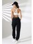 Kadın Siyah Jogger Sokak Stili Eşofman Altı Ms 1311 2