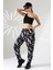 Kadın Karışık Desen Jogger Lastik Paça Sokak Stili Oversize Eşofman Altı Ms 1319 5