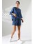Kadın Indigo Tişört Şort Takım Msc 2078 4