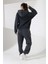 Kadın Soft Siyah Kapüşonlu Sweatshirt MSC313ÜST 2