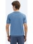 Havacı Mavi Polo Yaka Düz Örgü Triko 5