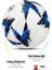 Futbol Topu Europe Ligi Pompalı Set Dayanıklı Sert Zemin Halı Saha Futbol Topu Mavi 100 2