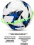 Futbol Topu Europe Ligi Pompalı Set Dayanıklı Sert Zemin Halı Saha Futbol Topu Mavi 100 4