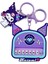 Yaratıcı Sanrio Kuromi Şarkı Piyano Oyuncak Anahtarlık (Yurt Dışından) 1