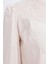 Taş-Fisto Garnili Kolu Lastikli Poplin Tunik 5