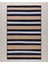 Rosée Pamuklu Saçaklı Dokuma Kilim - Bej/lacivert - 120X180 cm 1