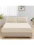 KLHOME606 Utopia Fitted Çift Kişilik Çarşaf Krem 3