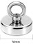 36 mm Süper Güçlü Magnet Fishing Neodyum Pot Mıknatıs, Kurtarma Mıknatısı 2