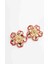 Kırmızı Çiçek Vip Küpe (60 mm) 1