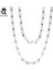 Orsa Jewels 925 Ayar Gümüş Ataç Boyun Çinko 6/9.3/12MM Temel Bağlantı Çinko Örgü Makinesi Kadınlar Için SC39 (Yurt Dışından) 2