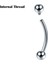 10 Adet/grup G23 Titanyum Kaş Muz Piercing Halkası Kavisli Barbell Dudak Halkası Rahat Daith Helix Rook Küpe Vücut Piercing Takısı (Yurt Dışından) 1