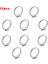 10 Adet/ G23 Titanyum Burun Halkası Septum Tıklayıcı Piercing Menteşeli Segment Burun Halkası Dudak Helix Daith Deniz Kabuğu Kıkırdak Piercing Takı (Yurt Dışından) 1
