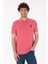 Erkek Koyu Pembe Tişört Basic 50305929-VR167 1