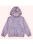 Kız Çocuk Kapüşonlu Lila Yağmurluk 1