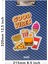 Sekreterlik Defter 2'li Kırtasiye Seti - Fast Food Desenli 2