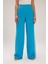 Bol Paça Keten Pantolon Turkuaz 15343336000 3