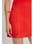 Yırtmaçlı Mini Elbise Coral 12444093000 4