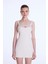 Taş Detaylı Mini Elbise Vanilya 12444106000 1
