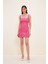 Askılı Tüvit Elbise Pembe 124M2009000 2