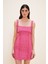 Askılı Tüvit Elbise Pembe 124M2009000 4