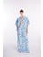 Desenli Beli Lastikli Pantolon Emp.mavi 15343833000 4