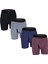 Erkek Boxerlar - Birinci Sınıf Bambu Kumaş, Nefes Alabilen ve Rahat Kalıp, 4'lü Paket 1